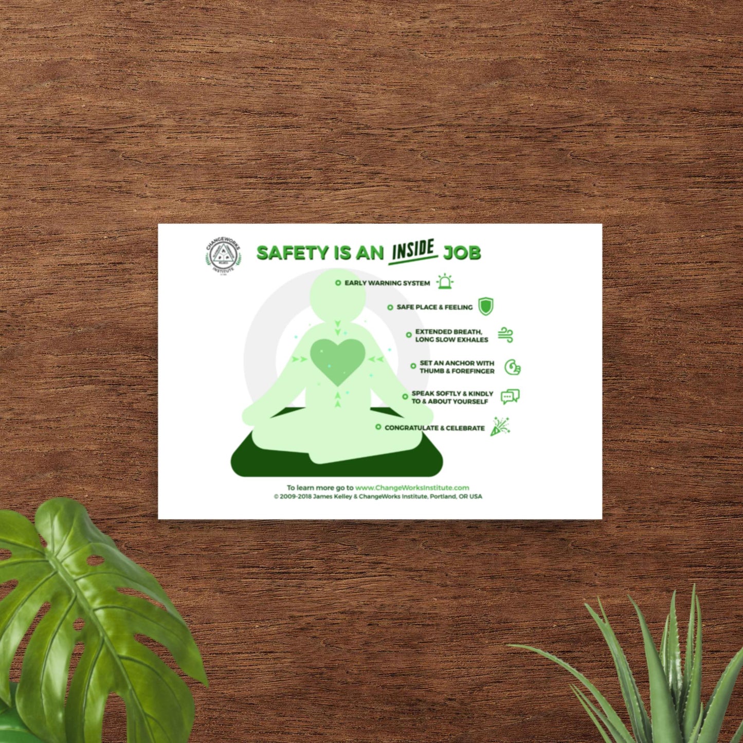 Safety Is an Inside Job - Office Poster