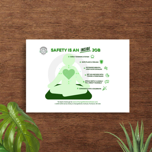 Safety Is an Inside Job - Office Poster - Large