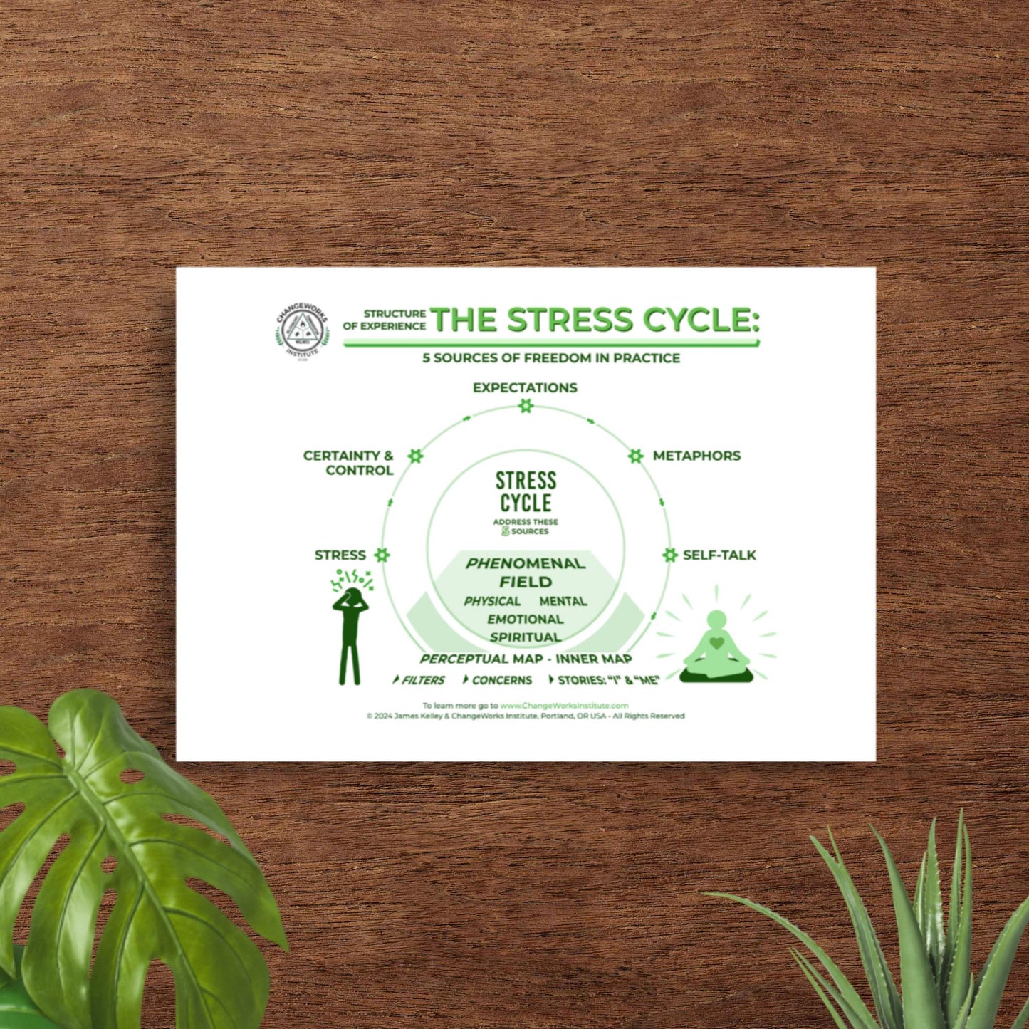 The Stress Cycle - Office Poster - Large
